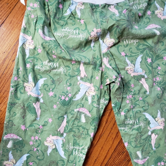 2 Tinkerbell Sleep Pants sz Small - Picture 7 of 12